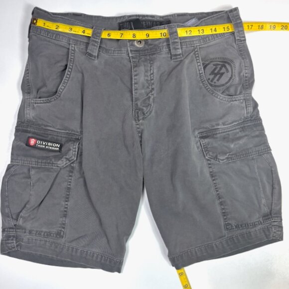 Thor Steinar Division Cargo Shorts - Grey - Medium - Picture 1 of 10